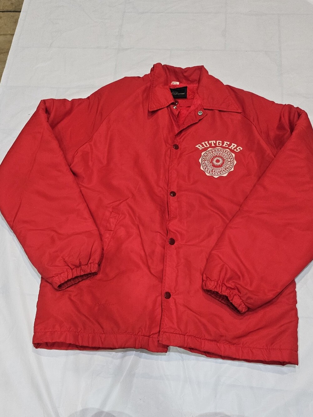 Vintage 70s Artex Rutgers University Coaches Jacket Nylon M UNISEX